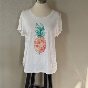 Tommy Bahama White Pineapple Tee